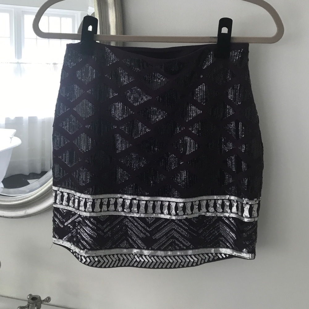 Sequin skirt
